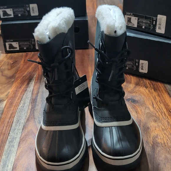 Sorel Women's Caribou Insulated Lace Up Removable Felt Liner Winter Boot - Picture 3 of 11